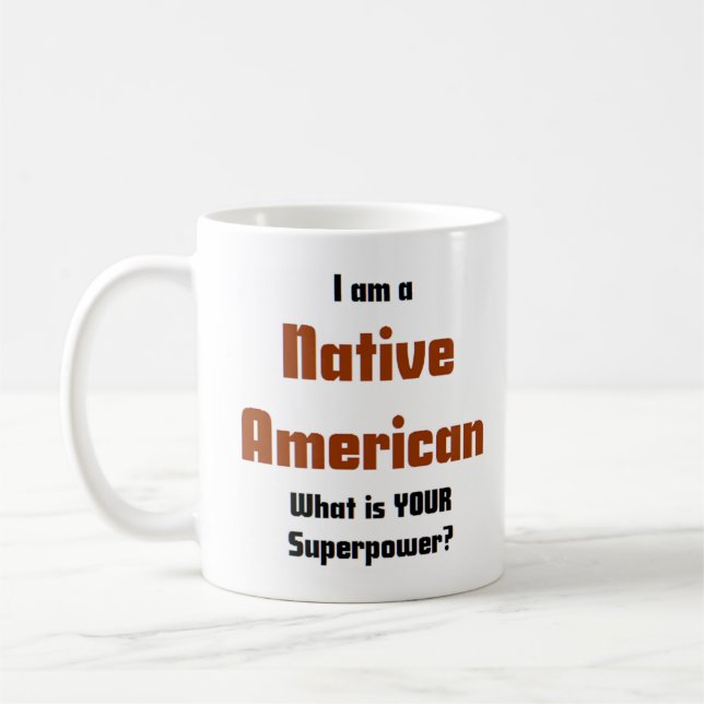 Taza De Café nativo americano (Izquierda)