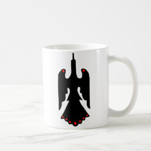 Taza De Café Nativo americano del pájaro de agua del Peyote