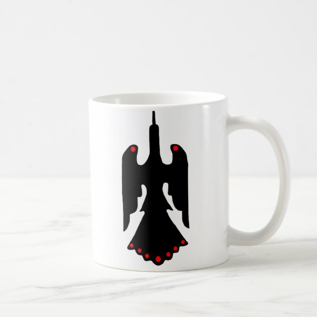 Taza De Café Nativo americano del pájaro de agua del Peyote (Derecha)