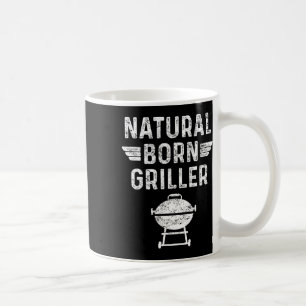 Taza De Café Natural Born Griller Byrbecue Funny Bbq