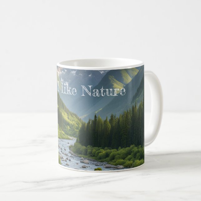 Taza De Café Naturaleza (Anverso derecho)