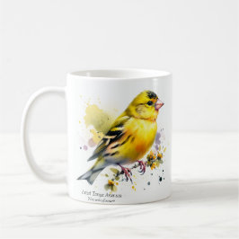 Taza De Café Naturaleza Amarillo de las aves acuáticas