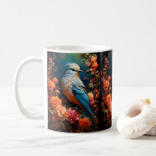 Taza De Café Naturaleza caprichosa Pájaro azul