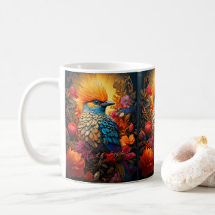 Taza De Café Naturaleza caprichosa Pájaro azul no 2