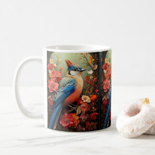 Taza De Café Naturaleza caprichosa Pájaro azul no 3
