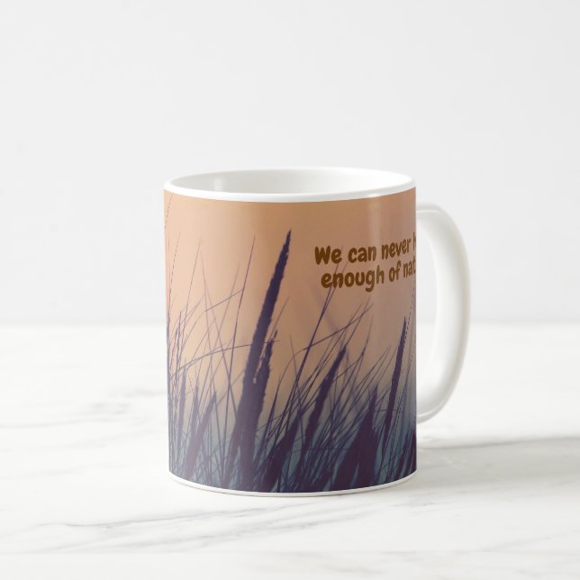 Taza De Café Naturaleza clásica de la mugre (Anverso derecho)
