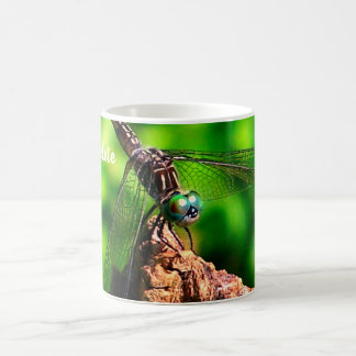 Taza De Café Naturaleza de la libélula personalizada