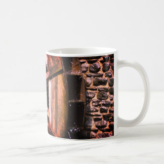 Taza De Café Naturaleza de la rueda de agua