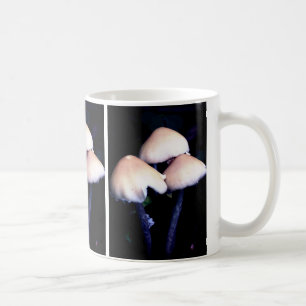 Taza De Café Naturaleza de los hongos de medianoche