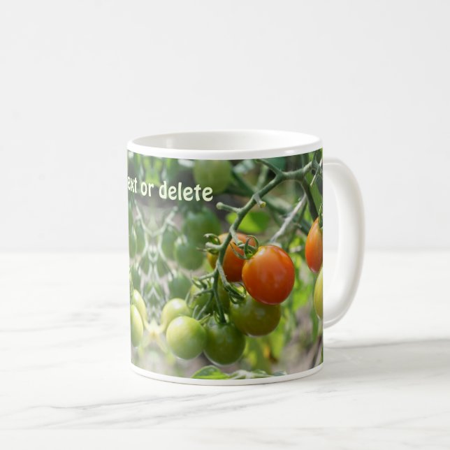 Taza De Café Naturaleza de los tomates de cerezo de jardín pers (Anverso derecho)