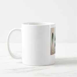 Taza De Café Naturaleza Elemental Feather Wave Mountain Pine
