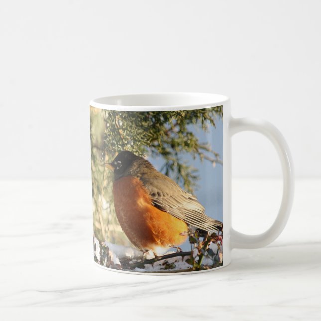 Taza De Café Naturaleza Foto de pájaro Café Mug (Derecha)