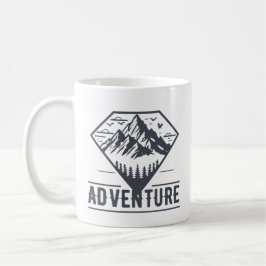 Taza De Café Naturaleza geométrica moderna Aventura de las mont