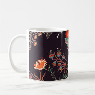 Taza De Café Naturaleza india floral grande sin foco