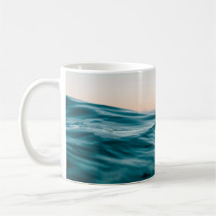 Taza De Café Naturaleza marina de la ola oceánica