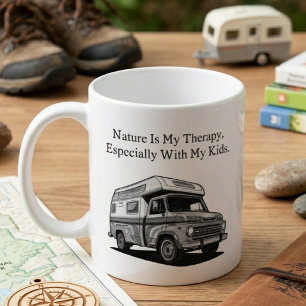 Taza De Café Naturaleza Mi Terapia Niños Al Aire Libre Bienesta