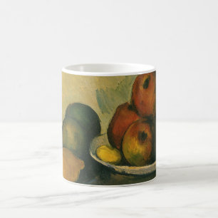 Taza De Café Naturaleza muerta con manzanas de Paul Cezanne