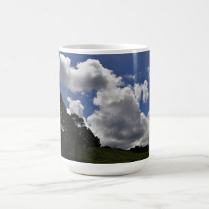 Taza De Café Naturaleza paisajística del cielo nublado