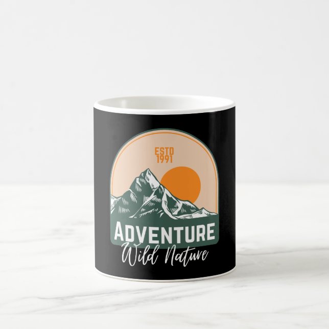 Taza De Café Naturaleza salvaje de aventura (Centro)