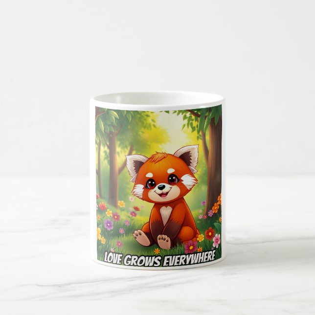 Taza De Café Nature’s Hug in a Cute Red Panda (Centro)