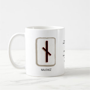 Taza De Café Naudhiz RuneStone Mug