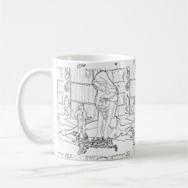 Taza De Café Naughty Ever After: Jack y el Beanstalk