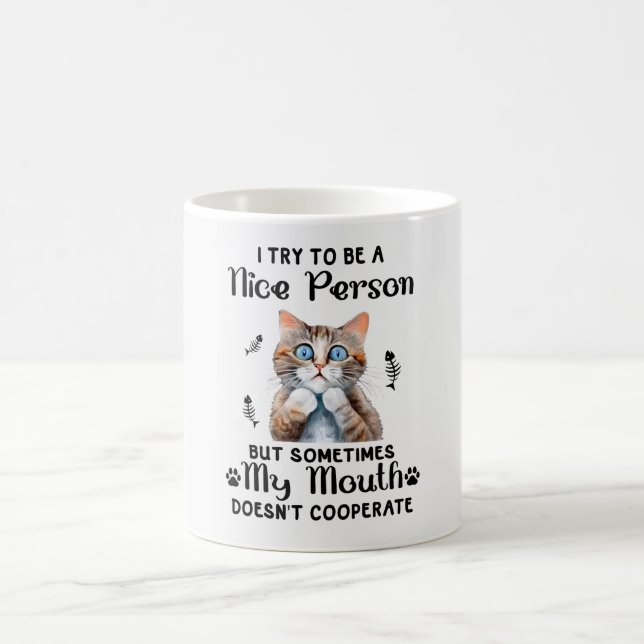 Taza De Café Naughty Kitty (Centro)