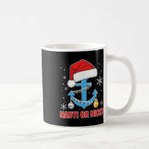 Taza De Café Nauti Naugty O Nice Santa Xmas Cruise Boating Sai