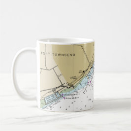 Taza de café náutica de la carta de Townsend del
