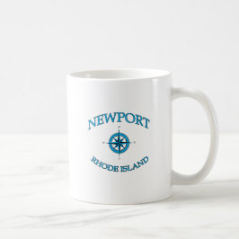 Taza De Café Náutica de la isla Roda de Newport