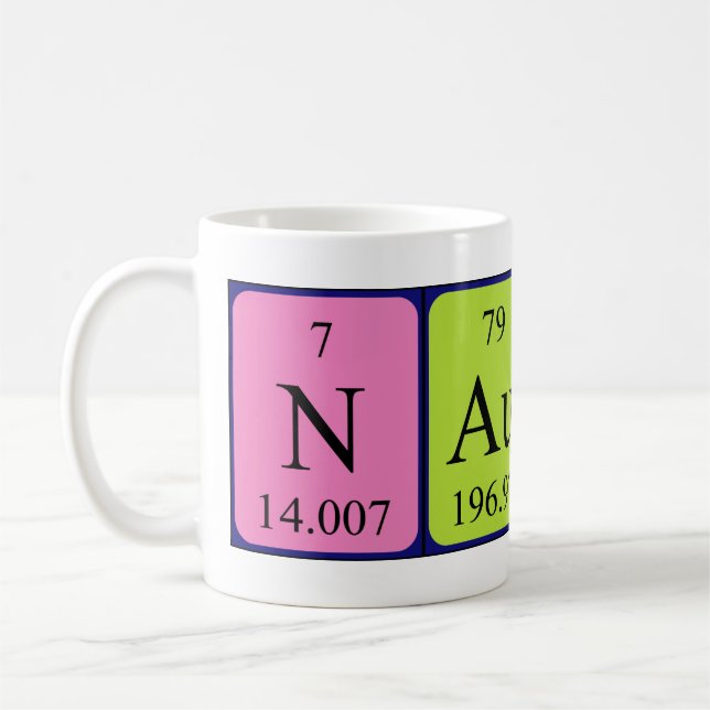 Taza De Café Nautica tabla periódica mug (Izquierda)