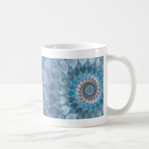 Taza De Café Nautilus - arte del fractal