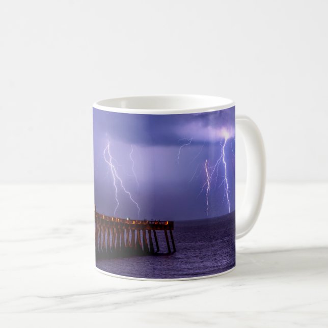Taza De Café Navarre Florida Lightning Storm (Anverso derecho)