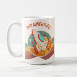 Taza De Café nave espacial nueva aventura