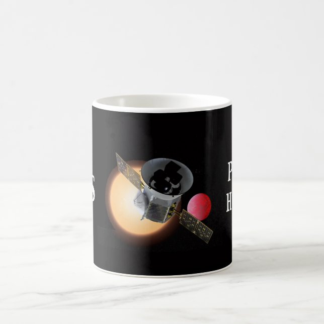 Taza De Café Nave espacial TESS Planet Hunter (Centro)