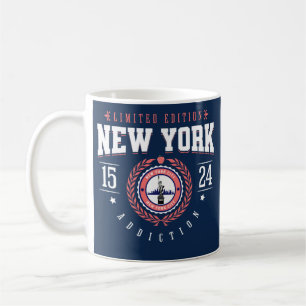 Taza De Café Nave estilo deportivo de viajero de Nueva York