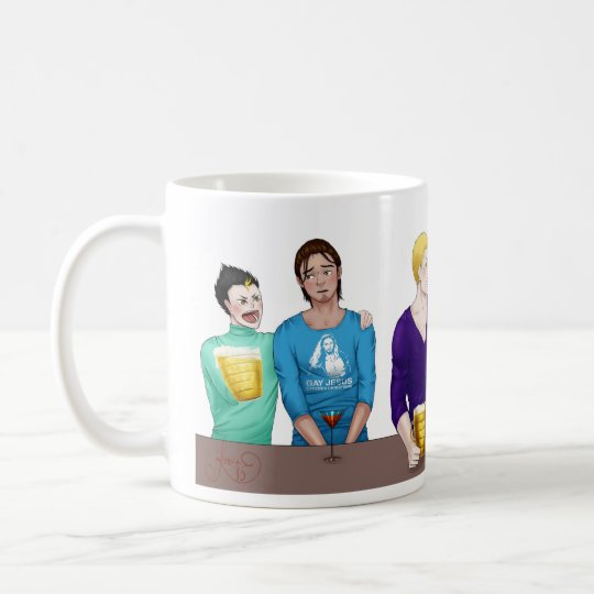 Taza De Café Nave triple (Jeanmarco, Asanoya, Reibert)