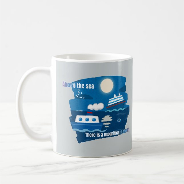 Taza De Café Navegación, aire, sueño: El magnífico mundo del ma (Izquierda)