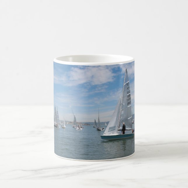 Taza De Café Navegación de San Francisco Bay (Centro)