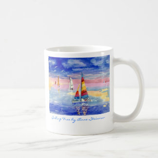 Taza De Café Navegación del gato libre de Hobie