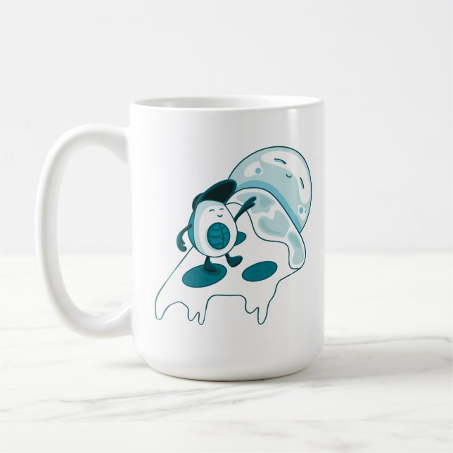 Taza De Café Navegación en aguacate sobre una rebanada de hielo (Izquierda)