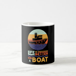 Taza De Café Navegación en barco capitán Sea Sailor Gift Idea