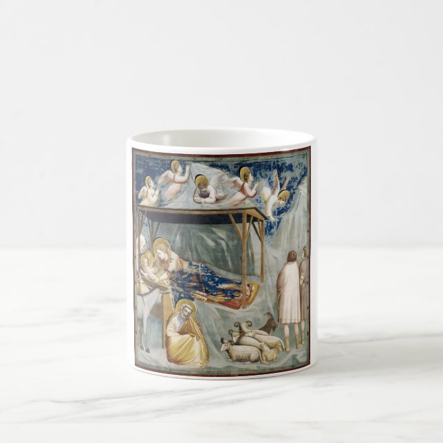 Taza De Café Navegación (nacimiento de Jesucristo) (por Giotto) (Centro)