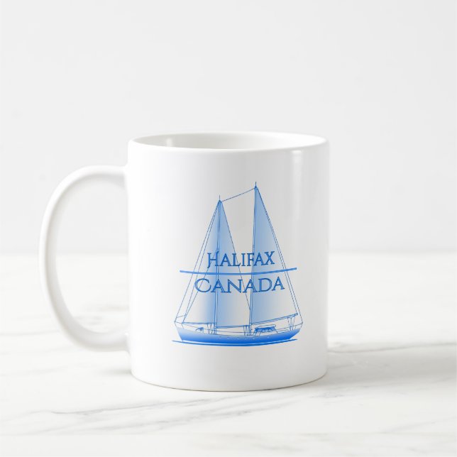 Taza De Café Navegador náutico costero de Halifax (Izquierda)