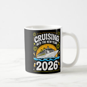 Taza De Café Navegando hacia la víspera de año nuevo 2026 Parti