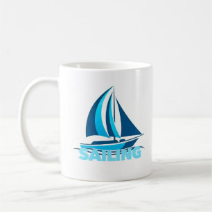 Taza De Café Navegando hermoso barco velero schooner buque emba