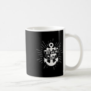 Taza De Café Navegando pero nos hundimos capitán de pontón Flat