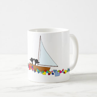 Taza De Café Navegando por el amor
