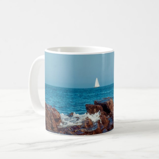 Taza De Café Navegando por el Atlántico (Anverso izquierdo)