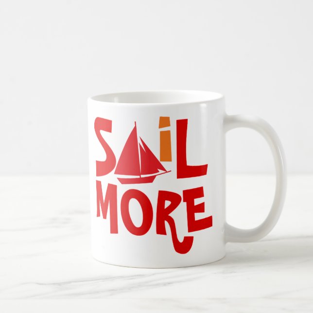 Taza De Café Navegue más trabajo menos (Derecha)